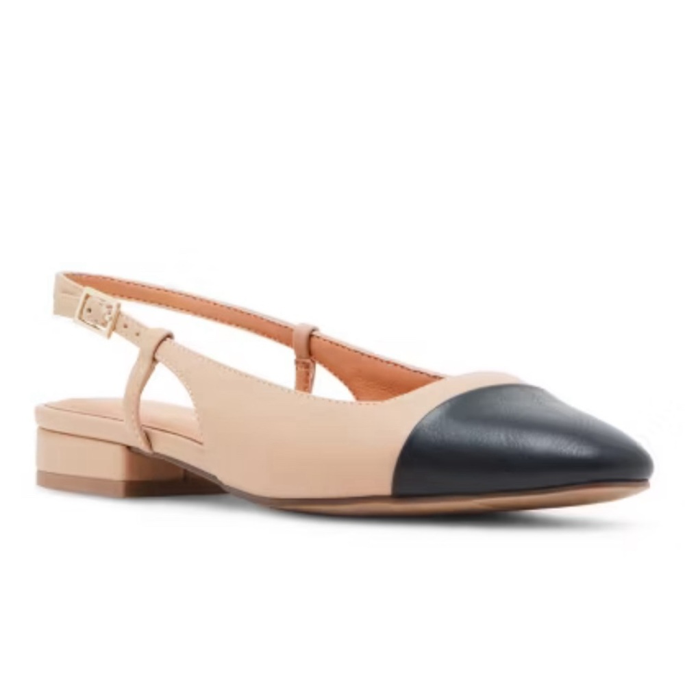 Madden tan and black sling shoes - bought this fall